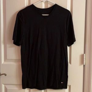 Black Tommy Hilfiger V-neck
